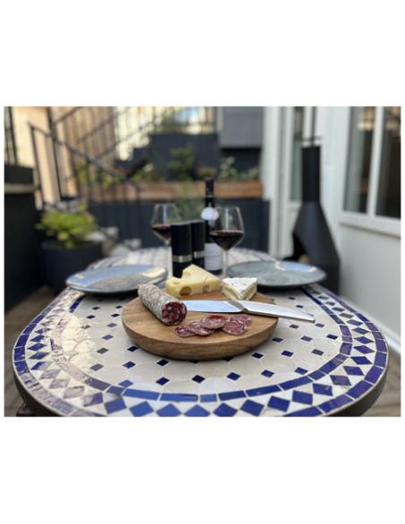 Set de tabla de cortar de madera y cuchillo N60721XP1