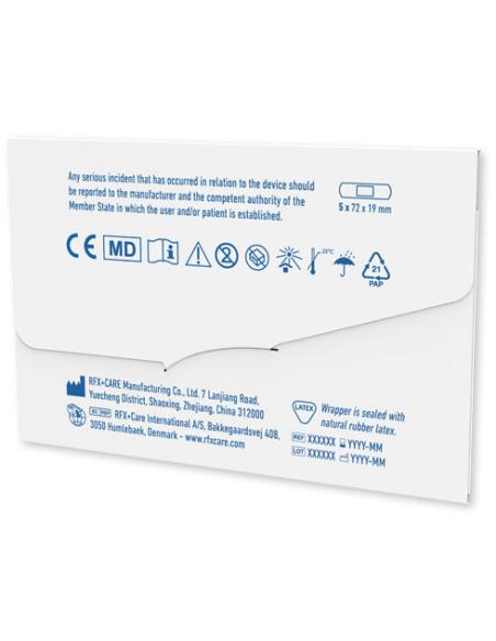 Apósitos de 3 piezas en minisobre de papel impreso a todo color N210672Z1