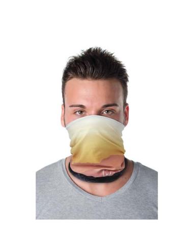 Bufanda versátil de RPET en sublimación, dobladillo y capa polar N09360LP1