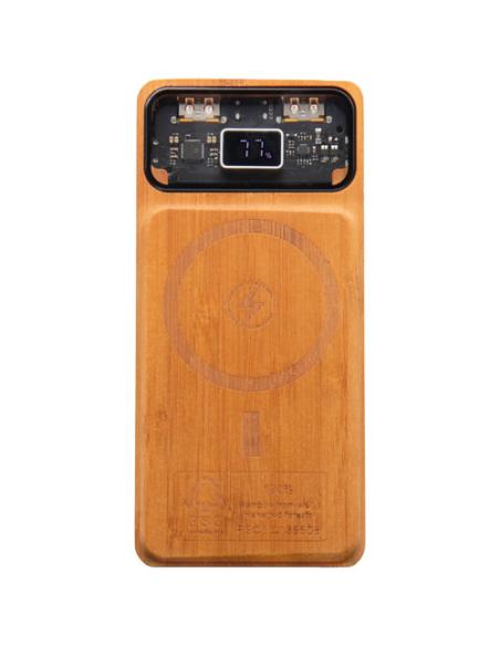 Batería externa magnética de madera de 10 000 mAh y 15 W N17651XP1