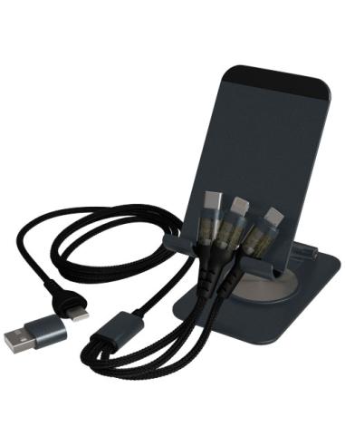 Soporte para teléfono plegable con cable de carga 3 en 1 N28161XP1