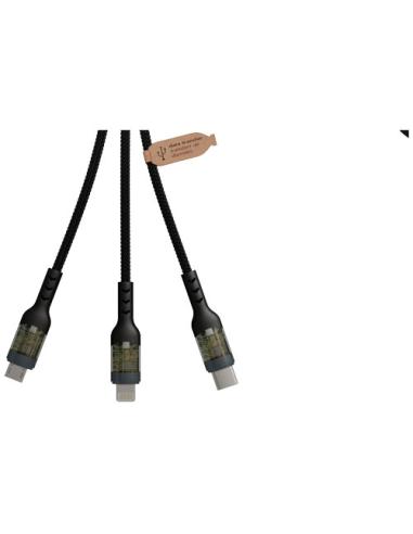 Soporte para teléfono plegable con cable de carga 3 en 1 N28161XP1