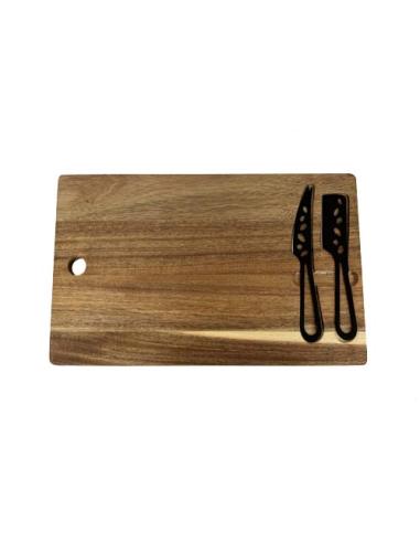 Set de tabla de cortar y cuchillos para queso N17881XP1