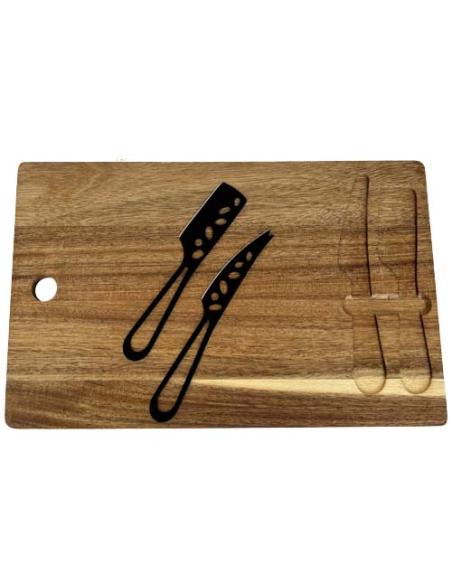 Set de tabla de cortar y cuchillos para queso N17881XP1