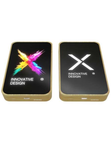 Batería externa de madera de 15 W y 5000 mAh con "MagSafe" N17202XP1