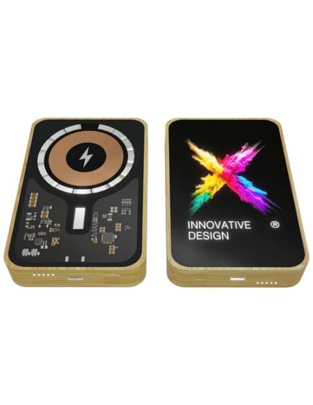 Batería externa de madera de 15 W y 5000 mAh con "MagSafe" N17202XP1