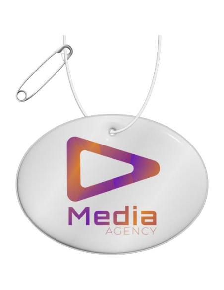 Colgante redondo ligero de PVC reflectante, tamaño grande N10031RP1