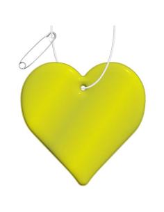 Colgante ligero de PVC reflectante en forma de corazón N10431RP1