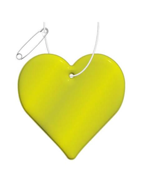 Colgante ligero de PVC reflectante en forma de corazón N31431RP1