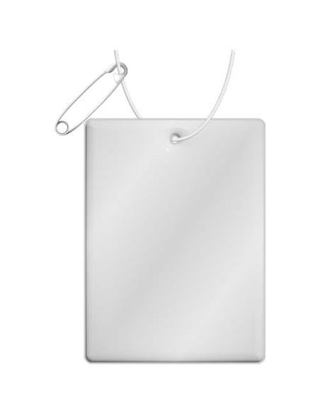 Colgante rectangular ligero de PVC reflectante, tamaño grande N10531RP1