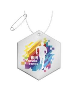 Colgante hexagonal ligero de PVC reflectante N10631RP1 2