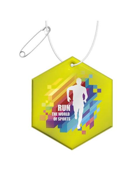 Colgante hexagonal ligero de PVC reflectante N31631RP1