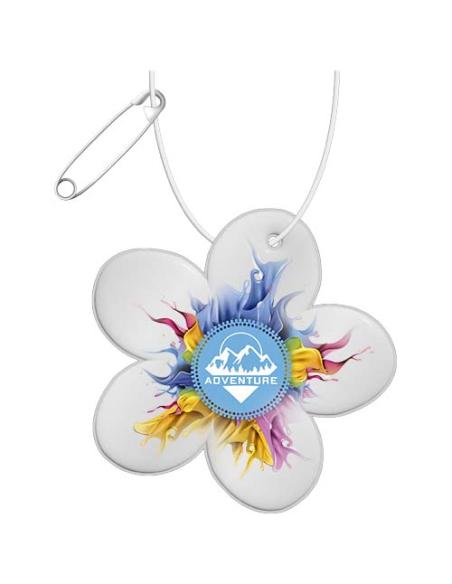 Colgante ligero de PVC reflectante en forma de flor N10731RP1
