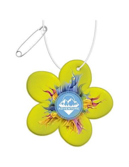 Colgante ligero de PVC reflectante en forma de flor N31731RP1