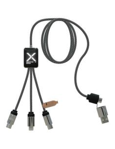 Cable de carga tipo C de 60 W con doble logotipo retroiluminado N09312XP1