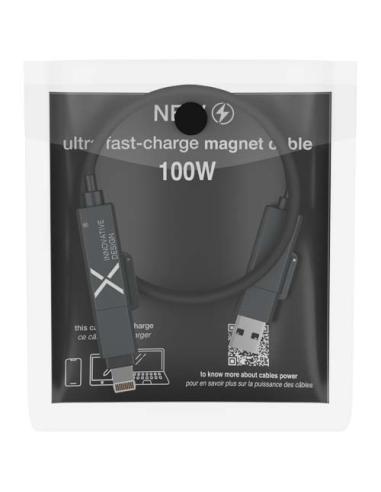 Cable de carga de silicona magnético de 100 W N09512XP1