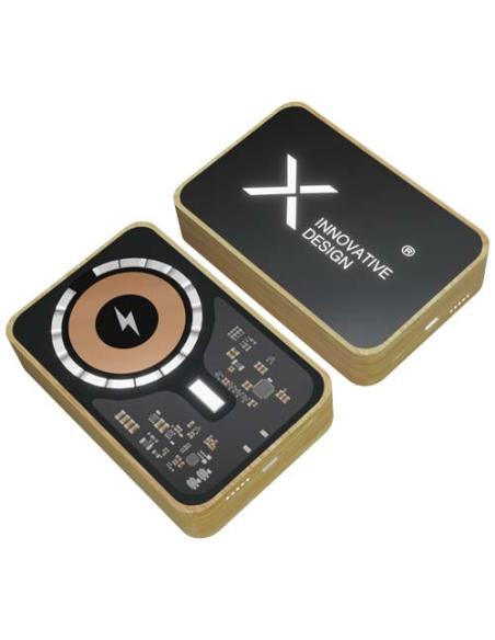 Batería externa de bambú de 10 000 mAh N09712XP1