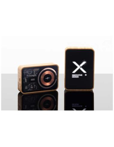 Batería externa de bambú de 10 000 mAh N09712XP1