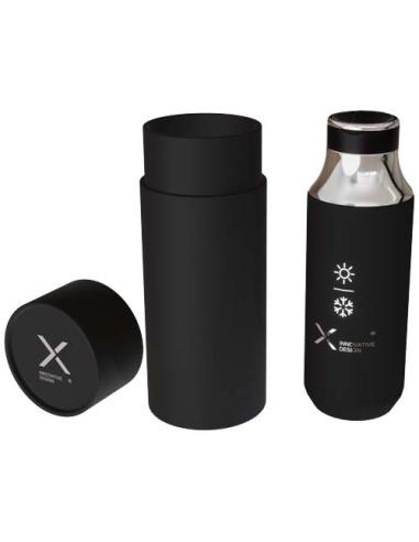 Botella de 500 ml de acero inoxidable con aislamiento y pajita N09522XP1