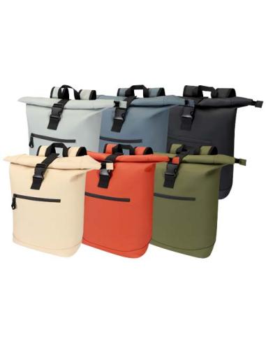 Mochila de 15" y 18 L con parte superior enrollable de material reciclado con certificado GRS N23390031