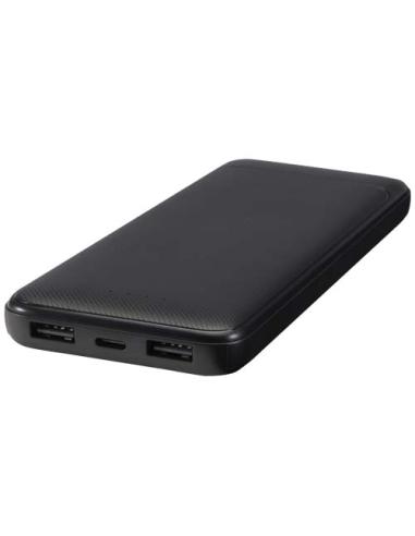 Batería externa de plástico reciclado de 10 000 mAh y 10 W con 2 cables integrados N09954421