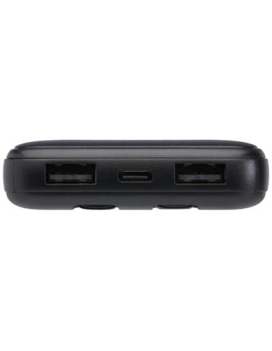 Batería externa de plástico reciclado de 10 000 mAh y 10 W con 2 cables integrados N09954421