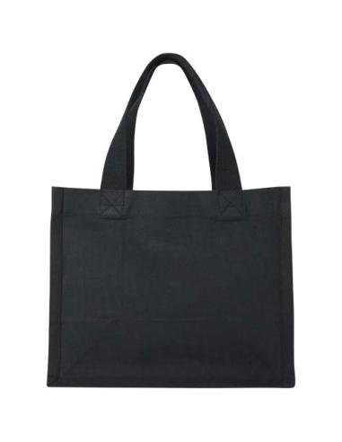 Bolsa Tote con fuelle mini de algodón reciclado GRS de 220 g/m² de 9 l N09787021