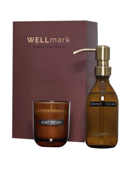 Dispensador de jabón de manos de 250 ml y juego de velas aromáticas de 150 g con fragancia de lino fresco N22604621