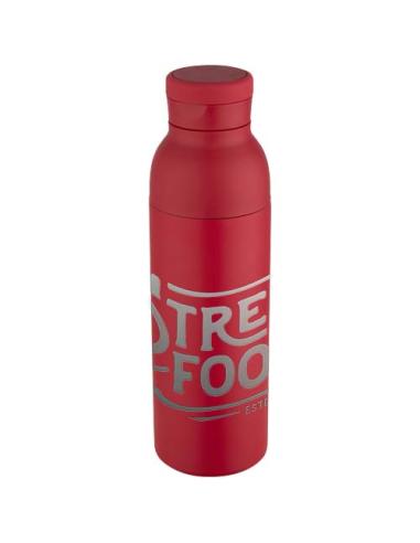 Botella de 650 ml con doble pared aislante de acero inoxidable reciclado RCS N12838001