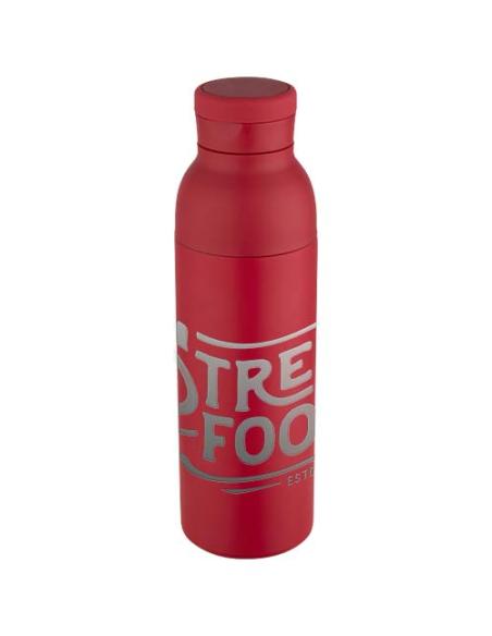 Botella de 650 ml con doble pared aislante de acero inoxidable reciclado RCS N12838001