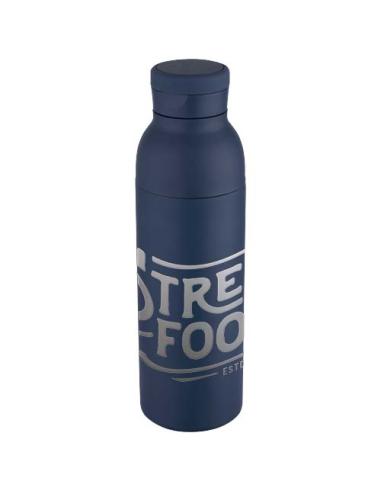 Botella de 650 ml con doble pared aislante de acero inoxidable reciclado RCS N55838001