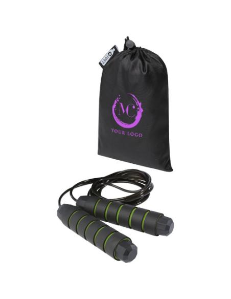 Cuerda de saltar suave en bolsa de PET reciclado N36120721