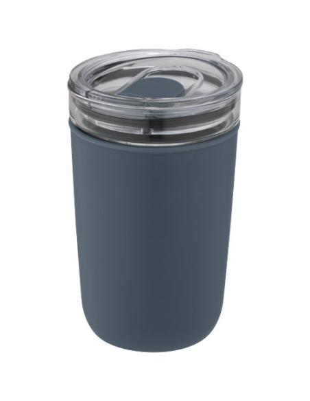Vaso de vidrio de 420 ml con pared exterior de plástico reciclado N55576001