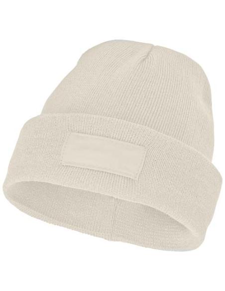 Gorro de lana con parche N06067683