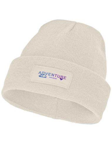 Gorro de lana con parche N06067683