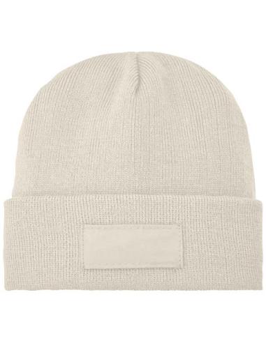 Gorro de lana con parche N06067683