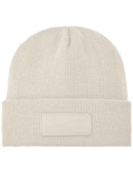 Gorro de lana con parche N06067683