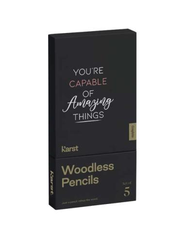 Set de 5 lápices de grafito 2B sin madera N28397701