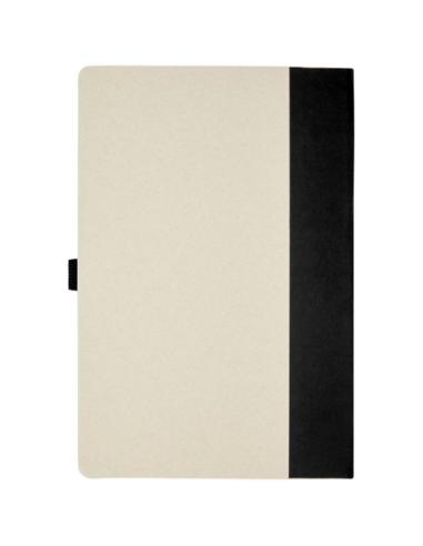 Set de libreta de referencia de tamaño A5 y bolígrafo fabricados con cartones de leche reciclados N09118701