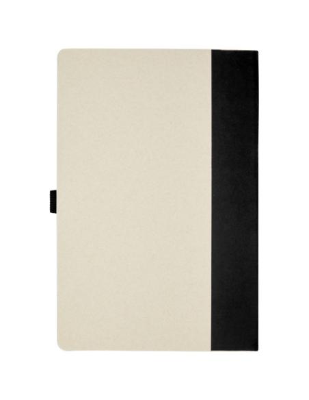 Set de libreta de referencia de tamaño A5 y bolígrafo fabricados con cartones de leche reciclados N09118701