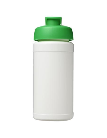 Bidón deportivo con tapa Flip de material reciclado de 500 ml N39164012