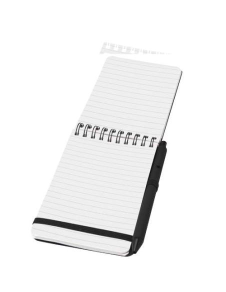 Libreta de tapa dura A6 de plástico procedente del océano con bolígrafo (tinta negra) N09209701