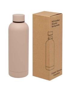 Bidón con aislamiento de cobre de 500 ml de acero inóxidable reciclado con certificado RCS N10897001