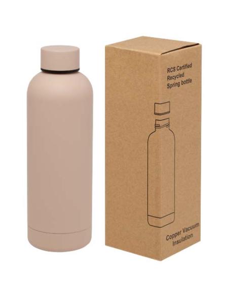Bidón con aislamiento de cobre de 500 ml de acero inóxidable reciclado con certificado RCS N04897001