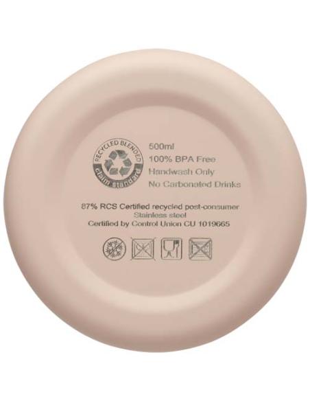 Bidón con aislamiento de cobre de 500 ml de acero inóxidable reciclado con certificado RCS N04897001