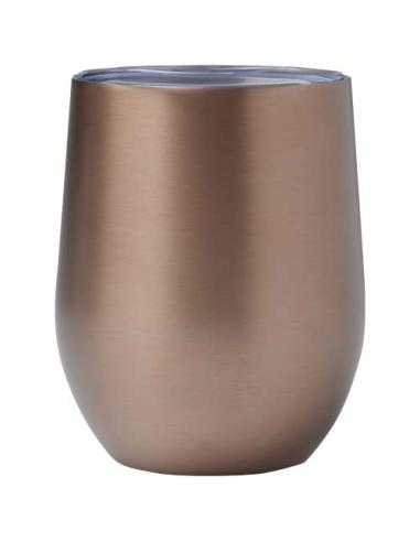Taza con aislamiento de cobre de 350 ml de acero inóxidable reciclado con certificado RCS N17997001