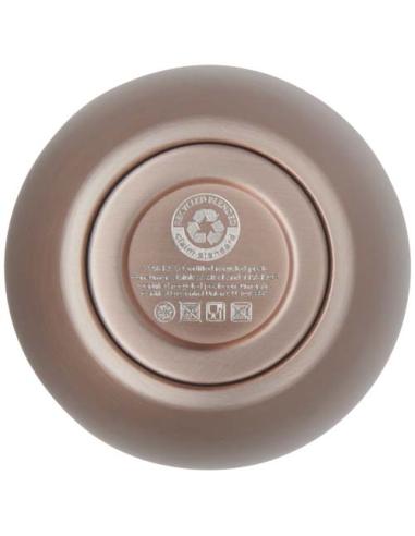 Taza con aislamiento de cobre de 350 ml de acero inóxidable reciclado con certificado RCS N17997001