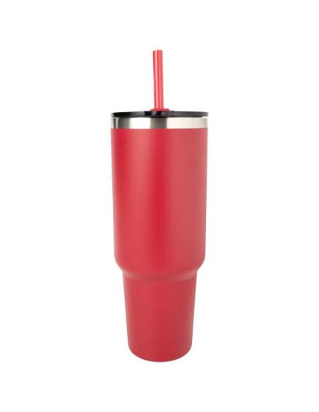 Vaso de cobre de 1200 ml con doble pared, pajita, aislamiento y certificado RCS N12208001