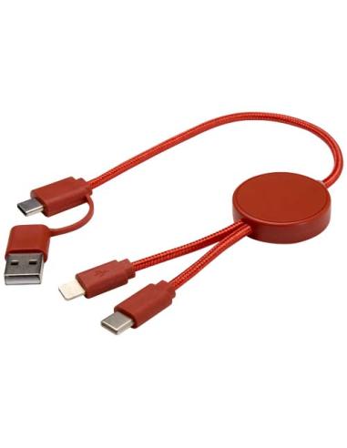 Cable 5 en 1 de plástico reciclado de 30 cm para sincronización de datos y carga rápida de 27 W N23724421