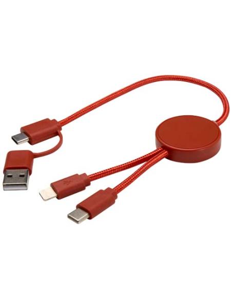 Cable 5 en 1 de plástico reciclado de 30 cm para sincronización de datos y carga rápida de 27 W N23724421